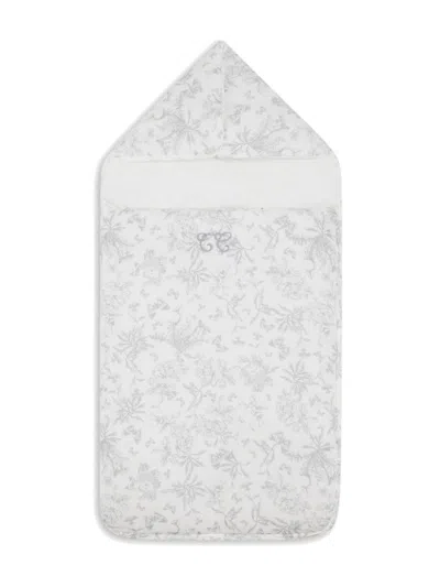 Tartine Et Chocolat Floral-print Blanket In White