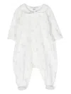 Tartine Et Chocolat Floral-print Cotton Pajama In White