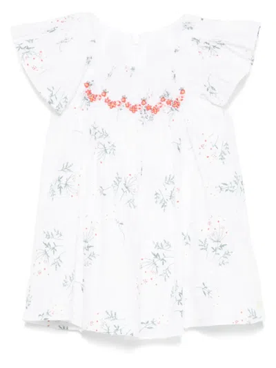 Tartine Et Chocolat Babies' Floral-print Dress In White