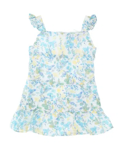 Tartine Et Chocolat Floral-print Ruffle-detail Dress In White