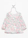 Tartine Et Chocolat Floral-print Ruffled Top In Multi