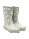 Tartine Et Chocolat Floral-print Wellies In Neutral