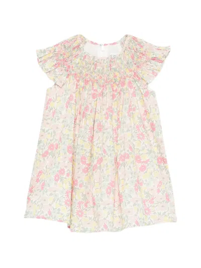 Tartine Et Chocolat Babies' Floral Smocked Dress In Multi