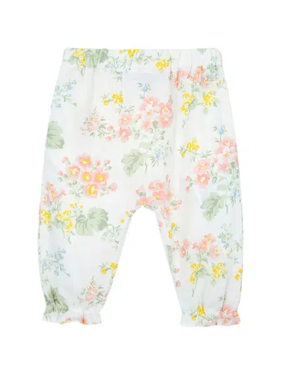 Tartine Et Chocolat Babies' Floral Trousers In Multi