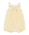 Tartine Et Chocolat Gingham-pattern Body In Yellow
