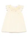 Tartine Et Chocolat Gingham-pattern Dress In Yellow