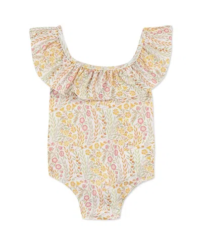 Tartine Et Chocolat Girls' Liberty Floral Swimsuit - Baby, Little Kid In Pink