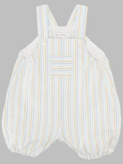 Tartine Et Chocolat Girls' Short Overalls In Beige