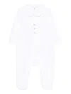 Tartine Et Chocolat Hedgehog-button Pajama In White