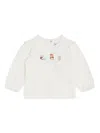 Tartine Et Chocolat Illustration-print Long-sleeve T-shirt In White