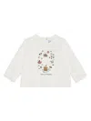 Tartine Et Chocolat Illustration-print Long-sleeve T-shirt In White