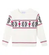 Tartine Et Chocolat Intarsia Wool Sweater In White