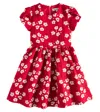 Tartine Et Chocolat Floral Jacquard Dress In Red