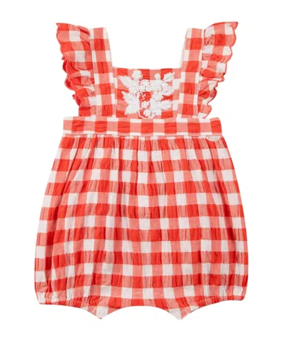 Tartine Et Chocolat Babies' Jumpsuit Short In Orange