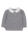 Tartine Et Chocolat Knitted Jumper In Grey