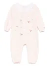 Tartine Et Chocolat Knitted Romper In Pink