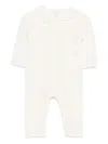Tartine Et Chocolat Lace-collar Romper In Neutral