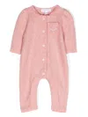 Tartine Et Chocolat Lace-trim Romper In Pink