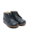 Tartine Et Chocolat Leather Boots In Blue