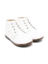 Tartine Et Chocolat Leather Boots In White