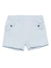 Tartine Et Chocolat Linen Shorts In Blue