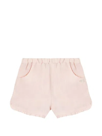 Tartine Et Chocolat Kids' Linen Shorts In Pink