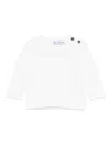 Tartine Et Chocolat Logo-embossed Sweater In White