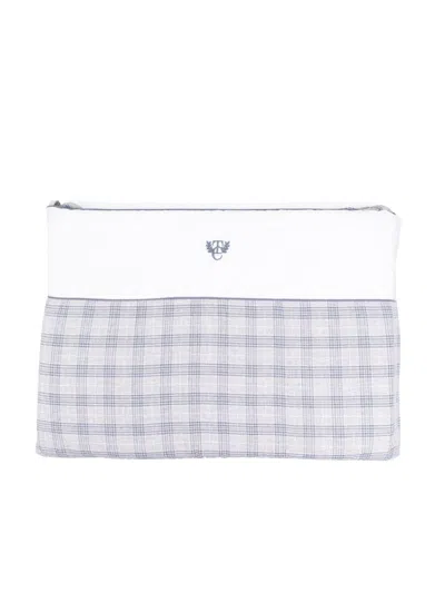Tartine Et Chocolat Logo-embroidered Bed Bumper In Blue