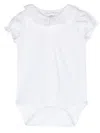 Tartine Et Chocolat Lace-detail Cotton Body In White
