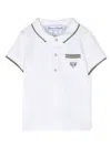 Tartine Et Chocolat Logo-embroidered Cotton Polo Shirt In White