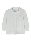 Tartine Et Chocolat Logo-embroidered Cotton Shirt In Green