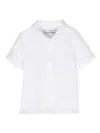 Tartine Et Chocolat Logo-embroidered Linen Shirt In White