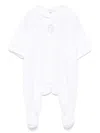 Tartine Et Chocolat Logo-embroidered Pajamas In White