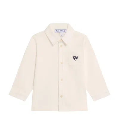 Tartine Et Chocolat Kids' Logo-embroidered Shirt In Multi