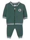 Tartine Et Chocolat Logo-embroidered Tracksuit Set In Green