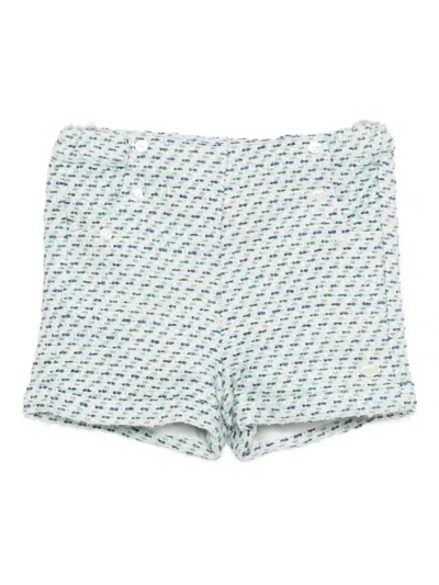 Tartine Et Chocolat Babies' Logo-patched Shorts In Blue