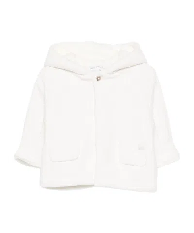 Tartine Et Chocolat Kids' Long-sleeved Casual Jacket In White