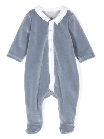 Tartine Et Chocolat Marine Animals Pajamas In Baby Blue
