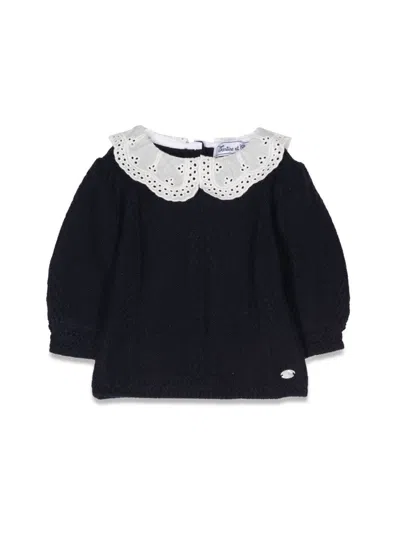 Tartine Et Chocolat Mini Cardigan For Girls In Black
