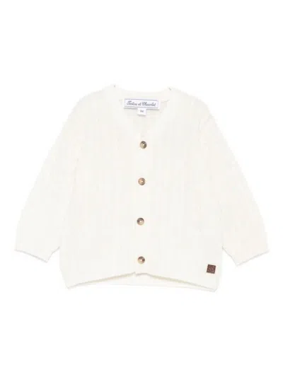 Tartine Et Chocolat Mini Classic Shirt For Baby Boys - Fw25 In White