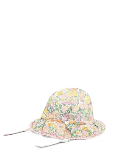 Tartine Et Chocolat Mini Cotton Hat For Baby Girls In Multicolour