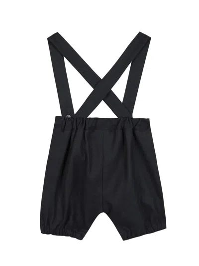 Tartine Et Chocolat Mini Pants With Suspenders For Boys In Black