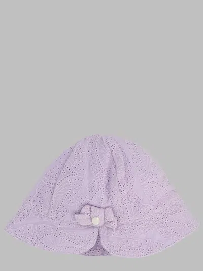 Tartine Et Chocolat Mini Stylish Bob Hat For Girls In Purple