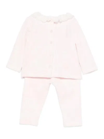 Tartine Et Chocolat Mini Sweater Set With Sweatshirt For Girls In Pink
