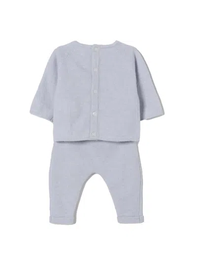 Tartine Et Chocolat Mini Sweater Set With Sweatshirt For Unisex Babies In Blue