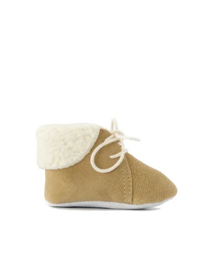 Tartine Et Chocolat Mini Unisex Flats For Baby In Beige