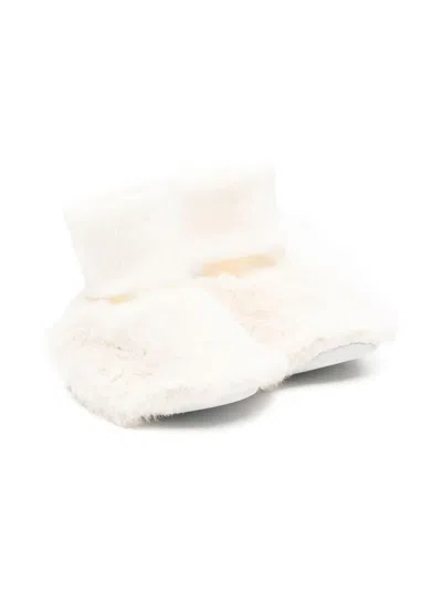 Tartine Et Chocolat Mini Unisex Flats For Baby - Fall/winter 2025 In White
