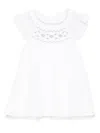 Tartine Et Chocolat Motif-embroidered Dress In White