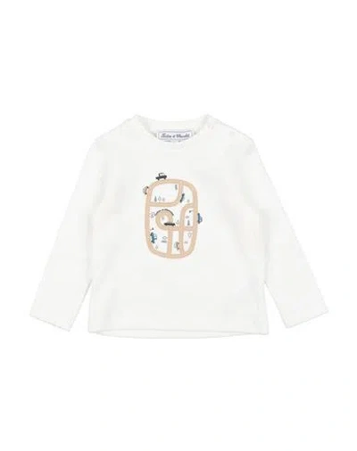 Tartine Et Chocolat Babies'  Newborn Boy T-shirt Off White Size 3 Cotton