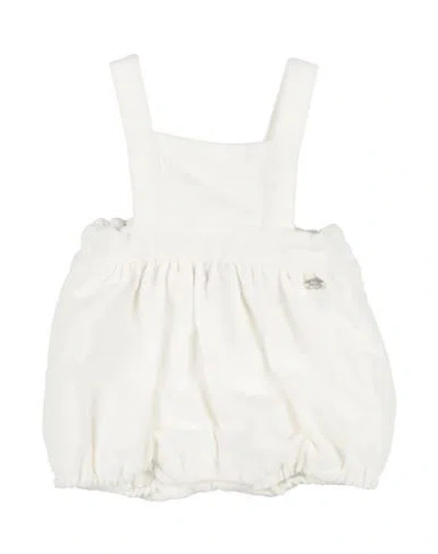 Tartine Et Chocolat Newborn Girl Baby Jumpsuits & Overalls Off White Size 3 Cotton In Neutral